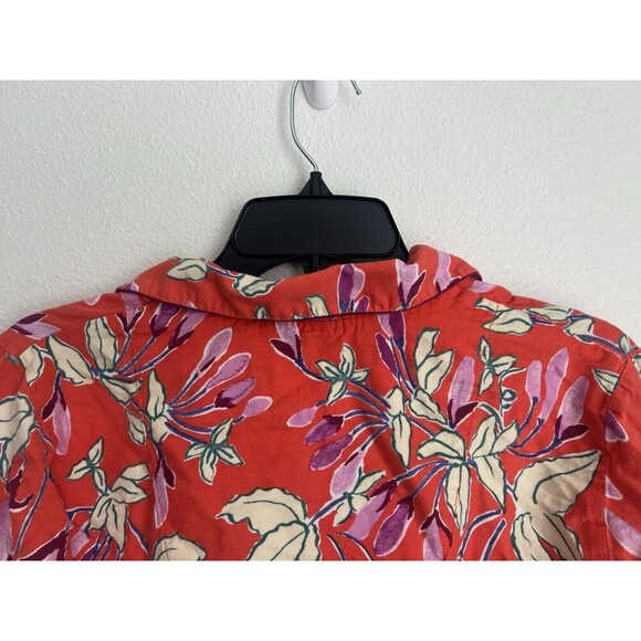 ANTHROPOLOGIE Lil Sire Cheetah Dreams Flannel Sleep Top Lounge Art Animal Medium - Picture 10 of 13